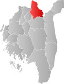 Vị trí Trøgstad tại Østfold
