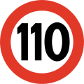 Fartsgrense (110 km/h)