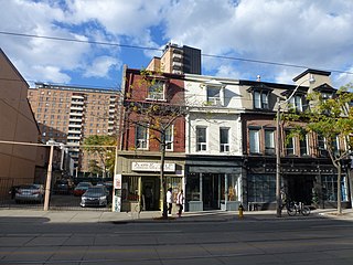 Moss Park Neighbourhood in Toronto, Ontario, Canada