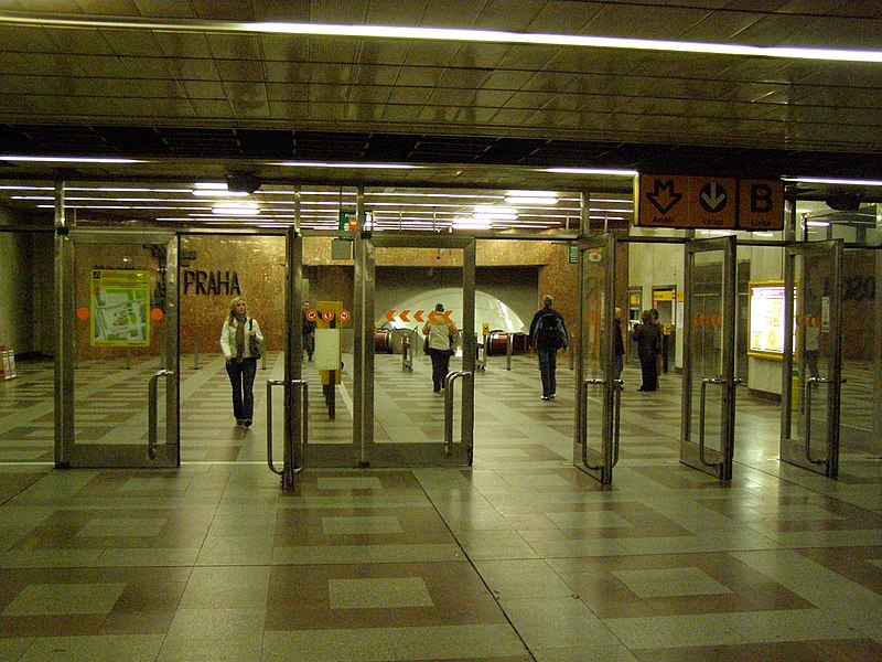 File:Na Knížecí exit, Anděl metro station, Prague, Czech Republic.jpg