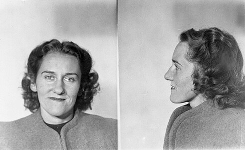 Nathalie Sergueiew, 1944, WWII secret agent, codename "Treasure"