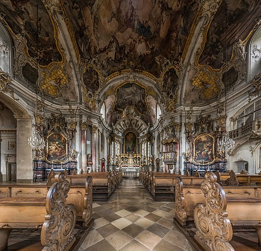 Wallfahrtskirche Maria Heimsuchung (Käppele) in Würzburg: Innenraum.