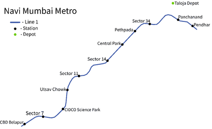 Navi Mumbai Metro Map Navi Mumbai Metro Map.png