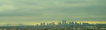 The New Orleans cityscape in early February 2007 New Orleans Skyline.jpg