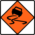 New Zealand road sign W3-2B.svg