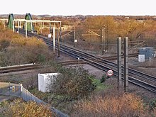 Newark flat crossing Newark flat rail crossing - geograph.org.uk - 2740089.jpg