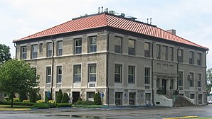 Das Newton County Courthouse in Kentland, gelistet im NRHP