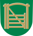 A wooden gate pictured in the coat of arms of Nivala