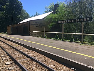 <span class="mw-page-title-main">Nobelius Siding</span> Railway station in Victoria, Australia