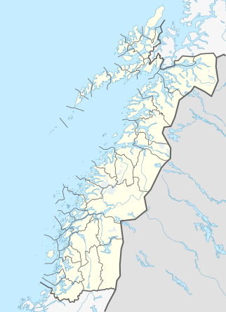 Location map Норуегиэ Нордлэнд