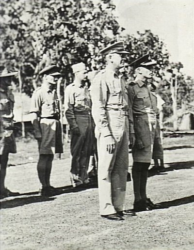 Major General Whitehead, New Guinea, 1943