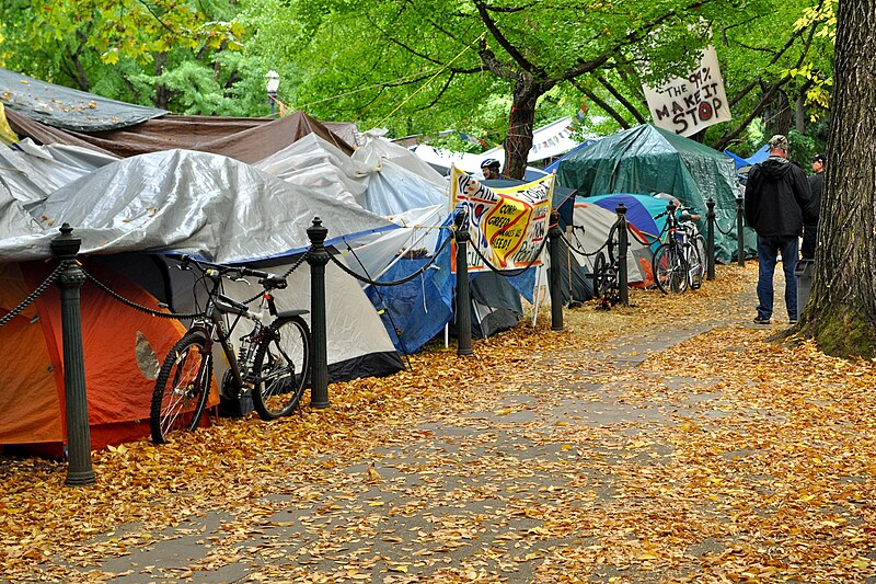 File:Occupy Portland, October 21 tents.jpg