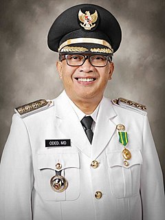 <span class="mw-page-title-main">Oded Muhammad Danial</span> Indonesian politician (1962–2021)