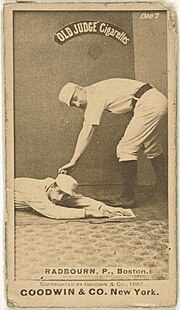 Thumbnail for File:Old Hoss Radbourn, Boston Beaneaters, baseball card portrait LCCN2007685696.jpg