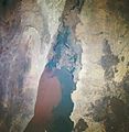 Deutsch: Satellitenbild der Mündung in den Turkana-See  See also category: Satellite pictures of Ethiopia.