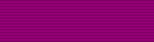 Undress ribbon for a Knight of the Order of Leopold of the Kingdom of Belgium Order of Leopold (Belgium) Ribbon bar.svg
