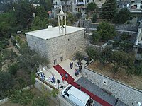 Our Lady El-Derr Maronite Church in Moukhtara, the stronghold of the Druze Jumblatt family