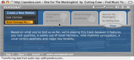 Music streaming using the Pandora Radio service Pandora.png