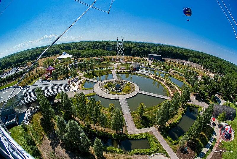 Photo aérienne du Parc du Petit Prince