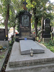 Pavel Bořkovec-hrob, Hřbitov Bubeneč 08.jpg