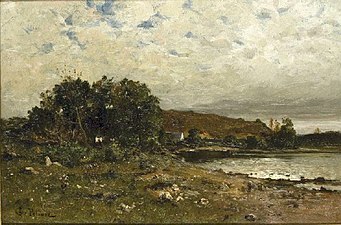 La Rivière [l'étang de Rochefort-en-Terre] (1882), Le Havre, musée Malraux.