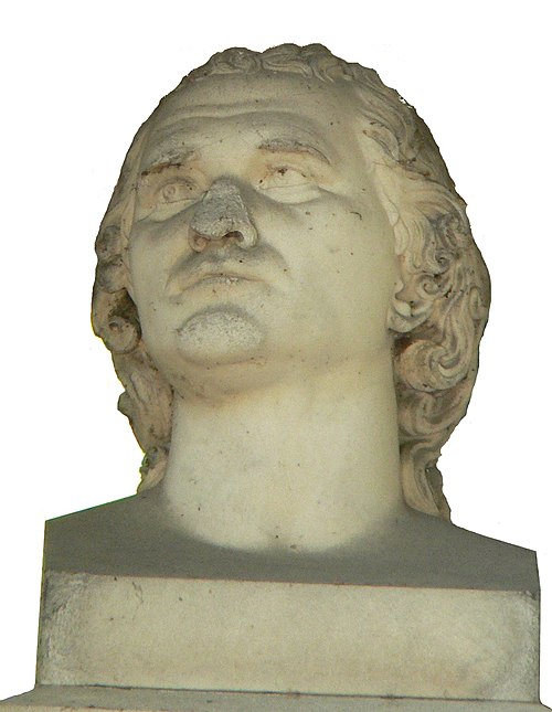 Monge's bust in Le Père Lachaise Cemetery in Paris