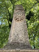 Stele der letzten Äbtissin Anne de Clermont-Chaste