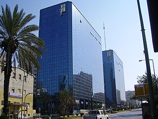 <span class="mw-page-title-main">Twin Towers (Ramat Gan)</span> Office buildings in Ramat Gan, Israel