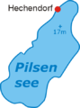 Der Pilsensee mit Hechendorf am Pilsensee