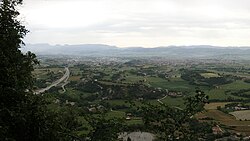 Landschaft der Ebene von Vic.