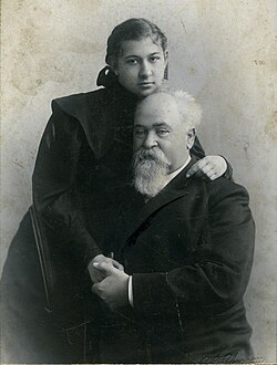 Иероним Иванович Краузе с дочерью Верой