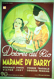 <i>Madame Du Barry</i> (1934 film) 1934 film by William Dieterle