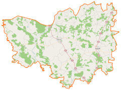 Mapa lokalizacyjna powiatu kolneńskiego