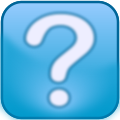 Question Mark Icon - Blue Box.svg