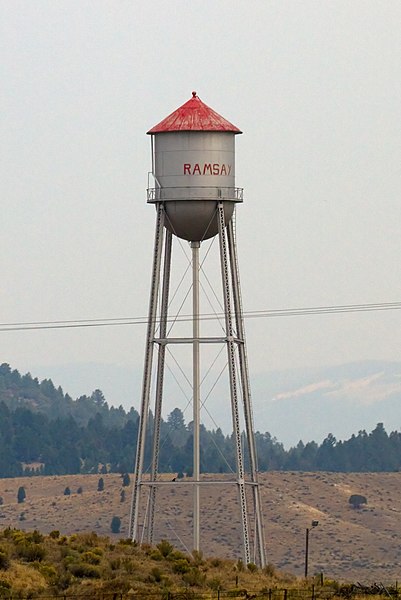 File:Ramsay Water Tower (8037189626).jpg