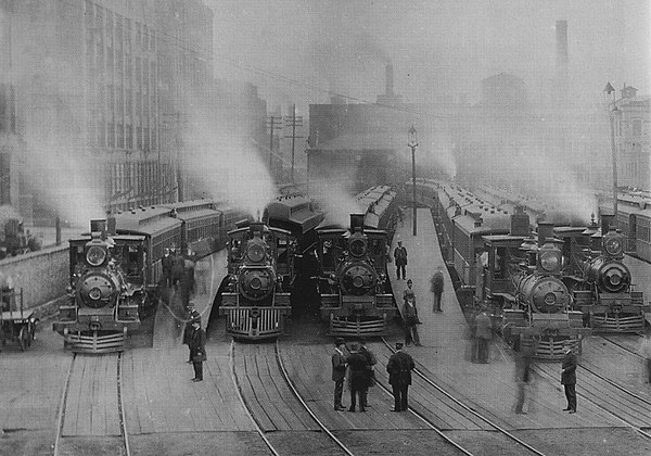 Randolph Street station, 1895