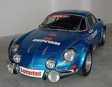 Une Renault Alpine qui en a sous le képi