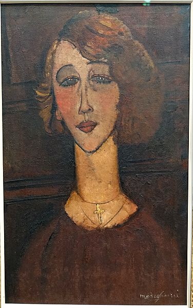 File:Renee by Amedeo Modigliani, 1917, oil on canvas - Museu de Arte de São Paulo - DSC07297.jpg