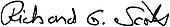 signature de Richard G. Scott