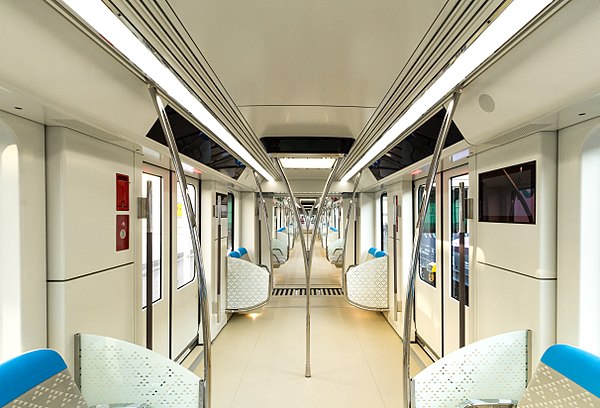 Interior of Inspiro for Riyadh Metro.