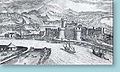 La Rocca, na desnem obrežju Tibere; risba iz 15. st. [6]