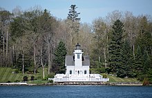 Round Island Light, St Mary's River, Michigan.jpg