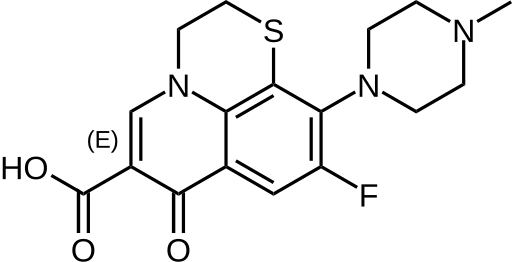 File:Rufloxacin structure.svg