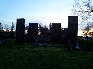 <span class="mw-page-title-main">Coventry Parish Ruins</span> Historic church in Maryland, United States