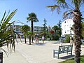 La place centrale de Saint-Palais