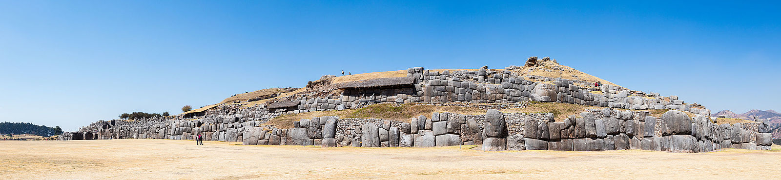 Imaxe panorámica de les ruines.