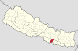 Sarlahi District in Nepal 2015.svg