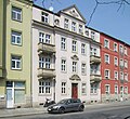 Apartment building in closed development