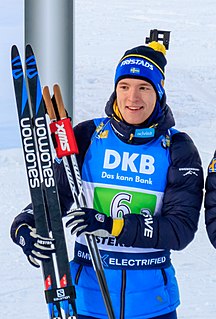 Sebastian Samuelsson Swedish biathlete