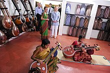 A music classroom at Kalakshetra Secretary Clinton Visits a Music Classroom.jpg